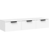 Maison Chic Stenska omarica - Zidna omarica bela 102x30x20 cm konstruiran les iu389, (22062729) Cene