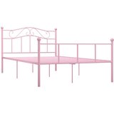  Okvir za krevet ružičasti metalni 140 x 200 cm | Eponuda.com