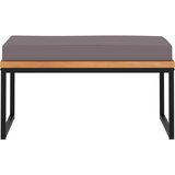  Tabure s jastukom 66x66x36 cm tamnosivi masivno drvo bagrema | Eponuda.ba