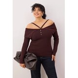Trendyol ženski džemper Tbbaw26An00050, bordo | Eponuda.com