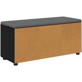  Haldna klop z blazino z vrati Črna Orehovina 100 x 38 x 46 cm, (5000155700) | Shoptok.si