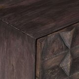 vidaXL Noćni ormarić crni 40 x 30 x 50 cm od masivnog drva manga | shoptok.hr