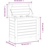  Vrtni tabure 62 x 31,5 x 52 cm od masivne duglazije | shoptok.hr