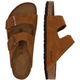 Birkenstock Natikače s potpeticom 'Arizona LEVE' zeleno smeđa | shoptok.hr