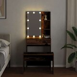 vidaXL toaletni stolić s LED-om izrađenim od starog drva | shoptok.hr