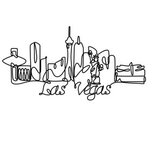 WALLXPERT dekorativni metalni zidni pribor las vegas crna boja | ePonuda.com