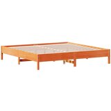  Okvir kreveta voštano smeđi 180 x 200 cm od masivne borovine | shoptok.hr