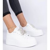 D/CEO marka niezdefiniowana White women's sneakers decorated with a rhinestone teddy Karrot | Eponuda.ba