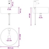  Umivaonik s policom za zid Hrast sonoma 49 x 44,5 x 65 cm | shoptok.hr