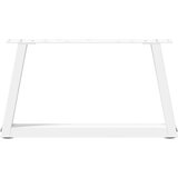  Noge za klubsko mizico v obliki črke V 2 kosa bele 60 x (30-31,3) cm jeklo, (22123553) | Shoptok.si