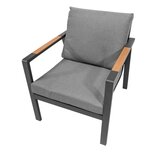 Ramiz Vrtno pohištvo iz aluminija + kavč + dva fotelja + miza | Shoptok.si