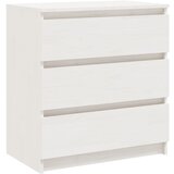 Furnova Nočna omarica bela 60x36x64 cm trdna borovina, (21926262) | Shoptok.si