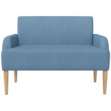  Ljubavni kauč s gumbima Plava 116 x 67 x 81 cm Kordura tekstil | Eponuda.com