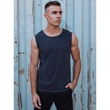 DStreet Tank top męski bez nadruku granatowy Cene