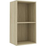 vidaXL Knjižna omara 2-nadstropna sonoma hrast 40x30x76,5cm iverna pl., (20978041) Cene