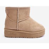 Big Star Children's Insulated Zip Boots Beige | shoptok.hr