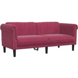  Kavč dvosed vinsko rdeč žamet | Shoptok.si