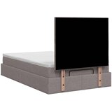  Podesivi krevet s madracem Sivosmeđa 120 x 200 cm Tkanina | shoptok.hr