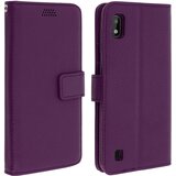 AVIZAR folio case držalo za kartice in stojalo za video, zrnat ucinek - vijolicna str. samsung galaxy A10, (20615983) | Shoptok.si