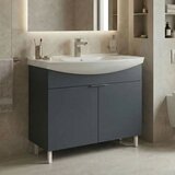 Hanah home Polica za kupatilo, Antracit | Eponuda.com