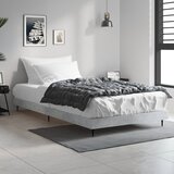  Okvir kreveta boja betona 90x200 cm od konstruiranog drva | shoptok.hr