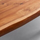 Bessagi Home jedilna miza jasper, barva oreha, siva, 90 x 160 cm | Shoptok.si