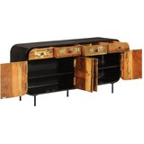  Komoda 140 x 35 x 70 cm od masivnog obnovljenog drva i metala | shoptok.hr