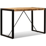  Blagovaonski Stol Masivno Grubo Obrađeno Drvo Manga 120 cm | shoptok.hr