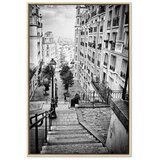  Slika - Parisian Suburb (1-częściowy) Vertical 80x120 U prirodnom drvenom okviru | shoptok.hr