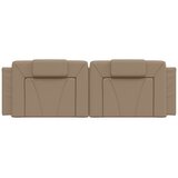  Jastuk za uzglavlje Viana boja cappuccina 160 cm od umjetne kože | shoptok.hr