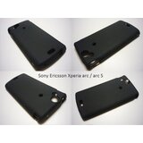  Gumijasti / gel etui Matte za Sony Ericsson Xperia arc / Xperia arc S - črni Cene