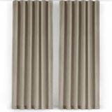 Filumi Bež žametna zavesa za delno zatemnitev 140x225 cm Velto – | Shoptok.si