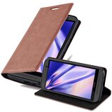 Cadorabo Ohišje, združljivo z HTC ONE M9 v kapučino rjava - Zaščitni ovitek z magnetnim zapiranjem, stoječo funkcijo in režo za kartice, (20549165) | Shoptok.si