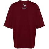 Trendyol Muška majica TMNSS23TS00099, Bordo | Eponuda.com