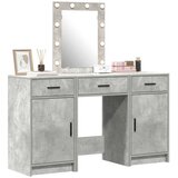  Toaletni stol s vratima Siva 50 x 41 x 135 cm Konstruirano drvo | shoptok.hr