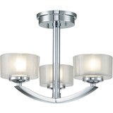 Elstead Lighting Elstead Hinkley Meridian Večkraka delno vgradna stropna svetilka, polirani krom, IP44, (22098546) | Shoptok.si