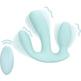 Loveline Three-In-One Liquid Silicone Vibrator Breezy Blue | shoptok.hr