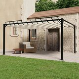 In paviljon z rešetkasto streho 3x4 m krem blago in aluminij Cene