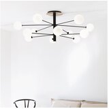 Ideal Lux led luster na šipci cosmopolitan 12xG9/3W/230V prečnik 145 cm crna | Eponuda.com