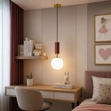Opviq luster Moira-20206-C, 1 × E27, bordo | Eponuda.com
