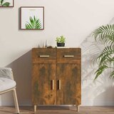  Komoda boja dimljenog hrasta 69,5x34x89 cm konstruirano drvo | shoptok.hr