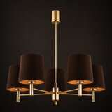 Brilagi Luster na šipci MONTE 5xE27/15W/230V braon/zlatna | Eponuda.com