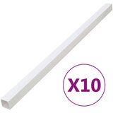 vidaXL Kanalice za kabele 150 x 50 mm 10 m PVC | shoptok.hr