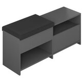 Hanah home cipelarnik filux bench anthracite | ePonuda.com