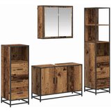 vidaXL Komplet pohištva za kopalnico 4 pcs Star les 90 x 33 x 60 cm | Shoptok.si