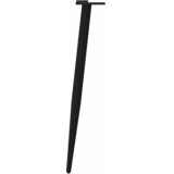  Noge za konzolni stol konusnog oblika 4 kom crne 72-73 cm čelik | shoptok.hr