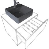 MID.YOU kopalnica lendas m, medeni hrast, bela | Shoptok.si