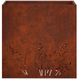  Vrtna saksija 2 kom. Rđa 50 x 30 x 49 cm Otporni čelik | shoptok.hr