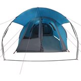  Tunelski šator s krovom Plava i siva 740 x 370 x 220 cm | shoptok.hr