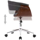  Okretne blagovaonske stolice od tkanine 4 kom sive | shoptok.hr